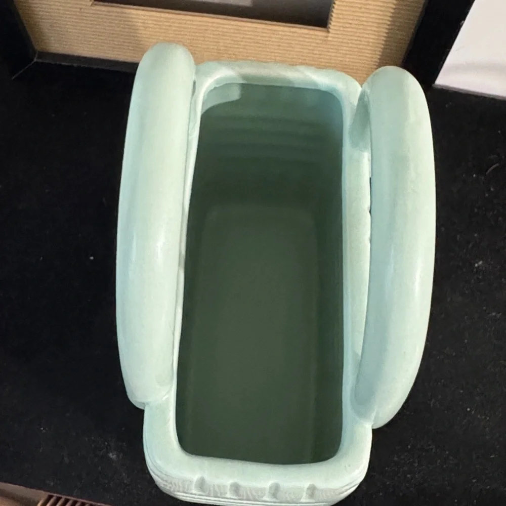 Mint Green Ceramic Handbag Vase